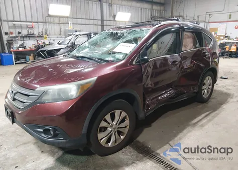2013 Honda Cr-V Ex-L from USA, damaged, VIN 5J6RM4H76DL044300